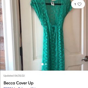 Becca coverup by Rebecca virtue. Xs kelly green